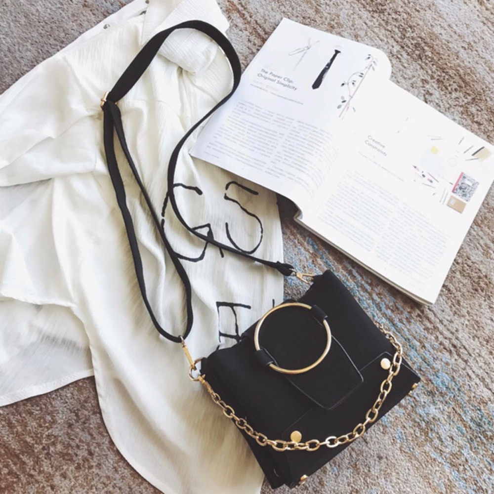 🆕 MADRID Metal Chain Crossbody Tote - Picture 6 of 8